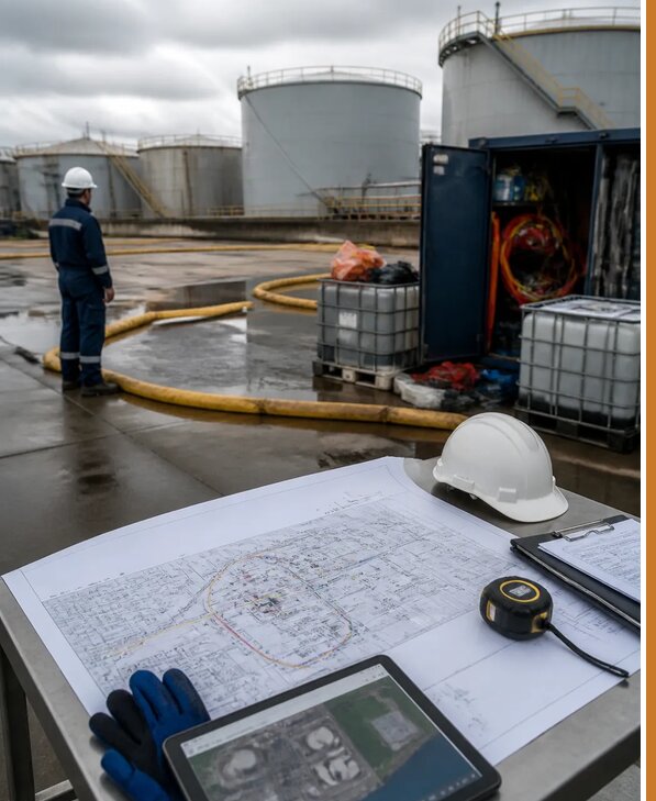 Разработка плана ликвидации разливов нефти в Солнечногорске